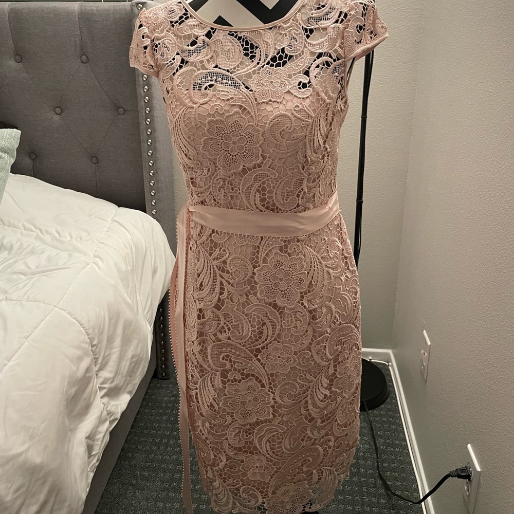 Adrianna Papell Formal Light Pink Dress